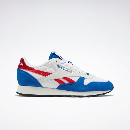 Reebok Classic Leather Make It Yours Shoes Blankyt Bílé Červené | HUGPZ4861