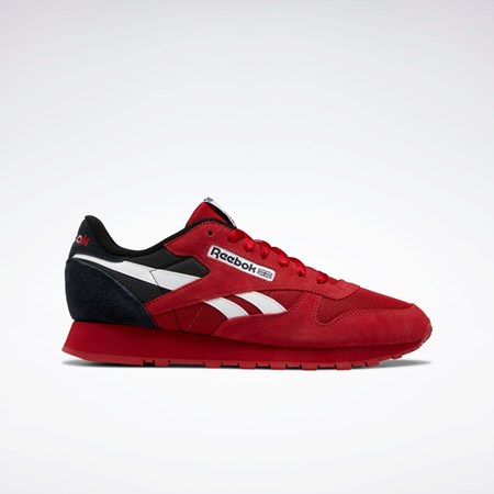 Reebok Classic Leather Make It Yours Shoes Červené Bílé Černé | IHLXW1275