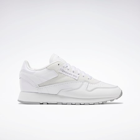 Reebok Classic Leather Make It Yours Shoes Bílé Šedé | JSOMD6142