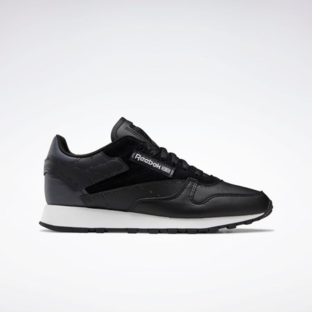 Reebok Classic Leather Make It Yours Shoes Černé Šedé Bílé | PDFKE4980