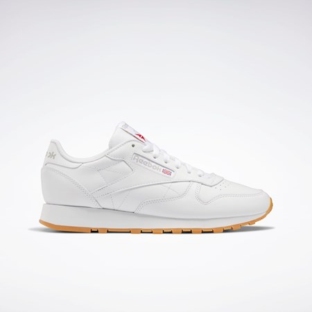 Reebok Classic Leather Shoes Bílé Šedé | SGZBF7648