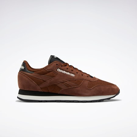 Reebok Classic Leather Shoes Hnědé Černé | LDNUG0381