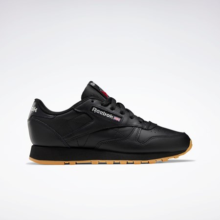 Reebok Classic Leather Shoes Černé Šedé | CSTJG1759