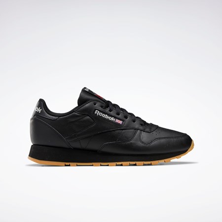 Reebok Classic Leather Shoes Černé Šedé | DYMOC9345