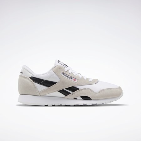 Reebok Classic Nylon Shoes Bílé Bílé Černé | GHYIT7916