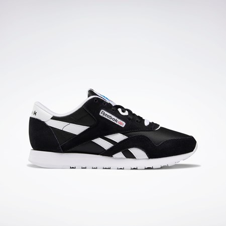 Reebok Classic Nylon Shoes Černé Černé Bílé | AIHBS1435