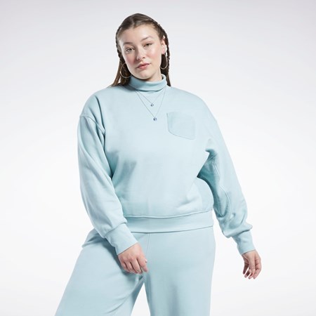 Reebok Classics Bavlněné French Terry Sweatshirt (Plus Size) Šedé | ERSJF7285