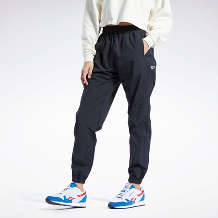 Reebok Classics Franchise Track Pants Černé | DANES0726