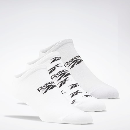 Reebok Classics Invisible Socks 3 Pairs Bílé Šedé Bílé | TAJSU8024