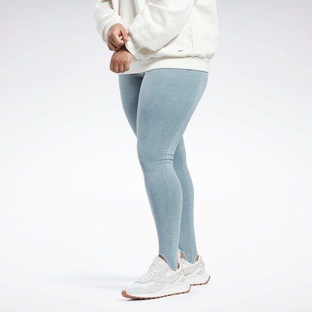 Reebok Classics Natural Dye Stirrup Leggings (Plus Size) Šedé | XBQZC1538