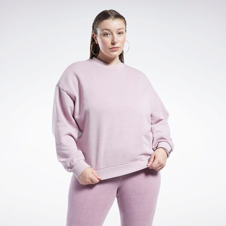 Reebok Classics Natural Dye Sweatshirt (Plus Size) Infused Lilac | FCDSR1079