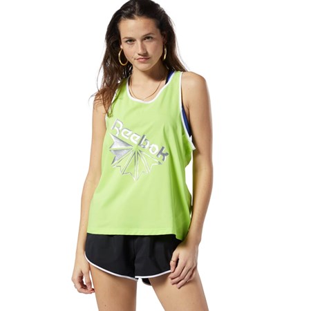 Reebok Classics Tank Top Neon Lime | WNJLF3042