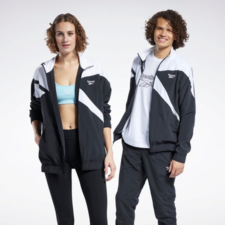 Reebok Classics Vector Track Jacket Černé | LYBSZ1205