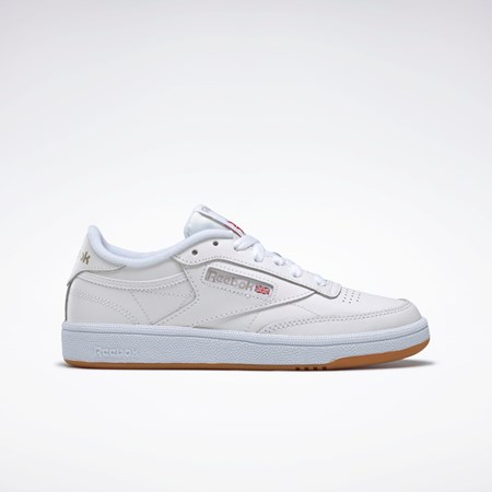 Reebok Club C 85 Shoes Bílé Světle Šedé | TWBQM3028