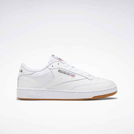 Reebok Club C 85 Shoes Bílé Zelene | JCUAO5061