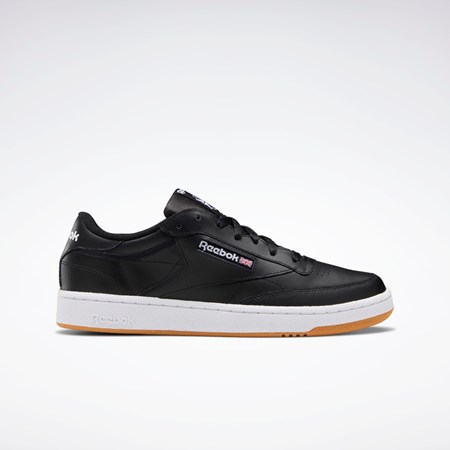 Reebok Club C 85 Shoes Černé Bílé | OHIYS5370