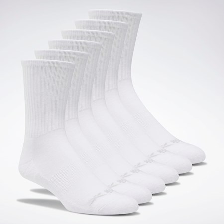 Reebok Crew Basic Delta Socks Six Pack Multi | XICQD7956