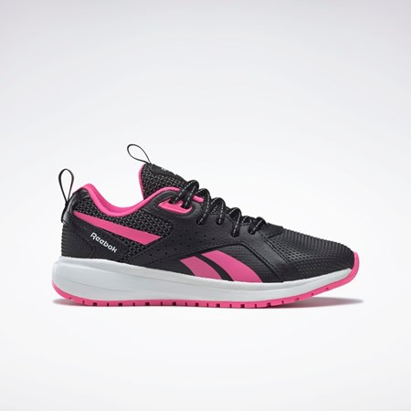 Reebok Durable XT Shoes - Preschool Černé Růžové Bílé | OEZHV3190