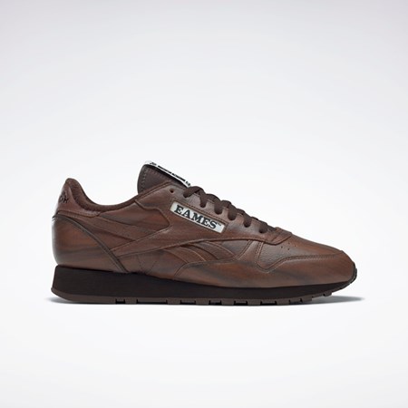 Reebok Eames Classic Leather Shoes Tmavě Hnědé Tmavě Hnědé Tmavě Hnědé | LNWJR3107