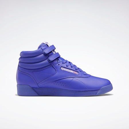 Reebok Freestyle Hi Shoes Fialové Fialové Bílé | NCMYG4952