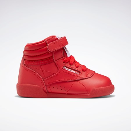 Reebok Freestyle Hi Shoes - Toddler Červené Červené Bílé | SEHWJ3541