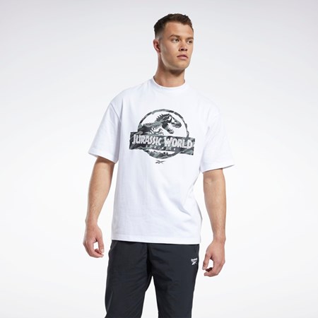 Reebok Jurassic World T-Shirt Bílé | ELCRY9715