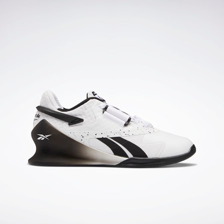 Reebok Legacy Lifter II Weightlifting Shoes Bílé Bílé Černé | HXAYP8912