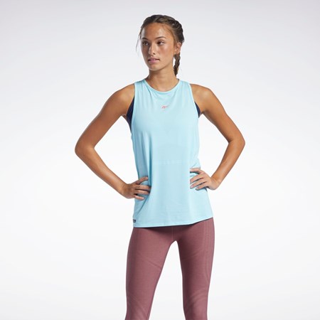 Reebok Les Mills® Activchill Vent Tank Top Digital Glow | BHUWF7950