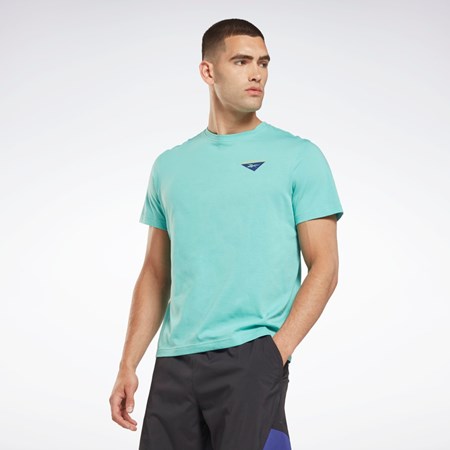 Reebok Les Mills® Grafická T-Shirt Semi Classic Teal | AWHPG0918