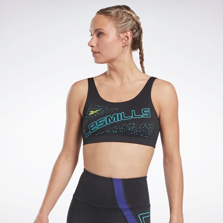 Reebok Les Mills® Sports Bra Černé | KLWJU8905