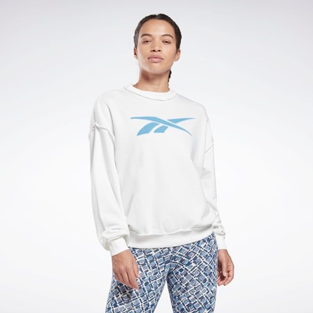 Reebok MYT Crew Sweatshirt Bílé | JNGMY7231