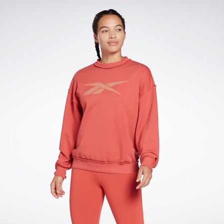 Reebok MYT Crew Sweatshirt Rhodonite | HRBFQ2815