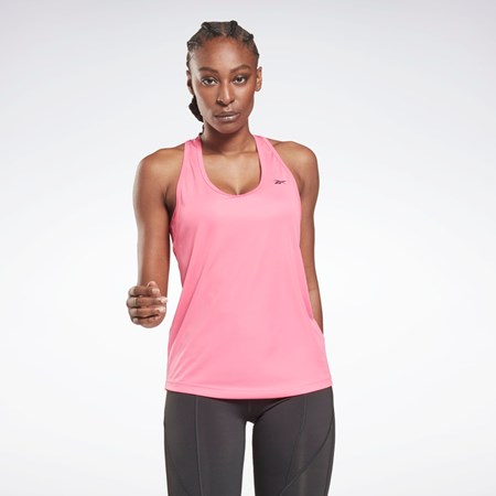 Reebok Mesh Back Tank Top Růžové | BZJPF5230