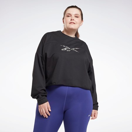 Reebok Modern Safari Coverup (Plus Size) Černé | XKPQW0712