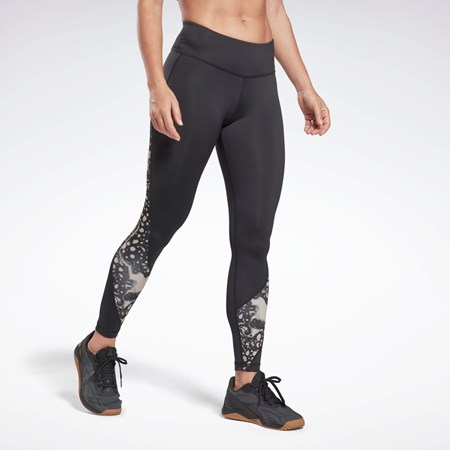 Reebok Modern Safari Leggings Černé | OEULG8321