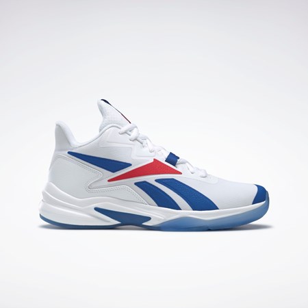 Reebok More Buckets Basketball Shoes Bílé Blankyt Červené | CYJNQ4720