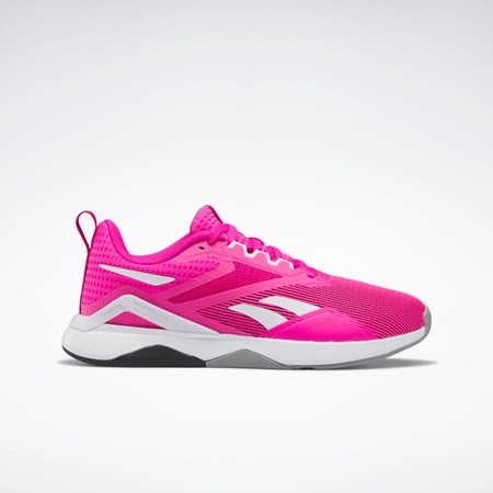 Reebok Nanoflex TR 2.0 Tréninková Shoes Růžové Bílé Šedé | ZTXCP9416