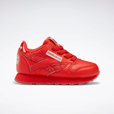 Reebok Popsicle Classic Leather Shoes - Toddler Červené Červené Červené | DKVNF0953