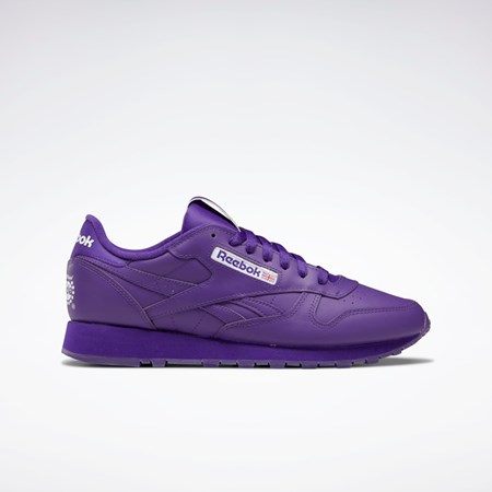 Reebok Popsicle Classic Leather Shoes Fialové Fialové Fialové | QLSGX9185