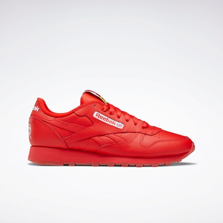 Reebok Popsicle Classic Leather Shoes Červené Červené Červené | NQAKW4319