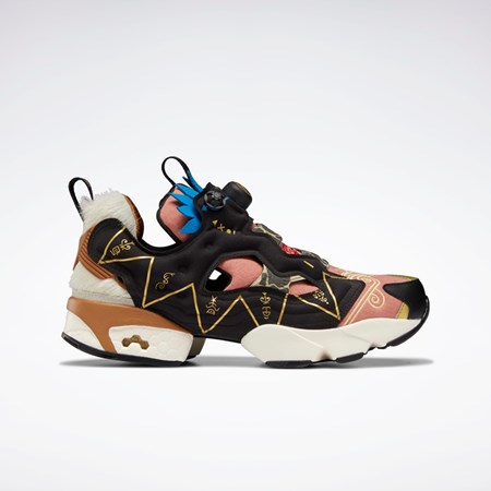 Reebok Power Rangers Instapump Fury 94 Shoes Černé Zlaté | ACLYH2173