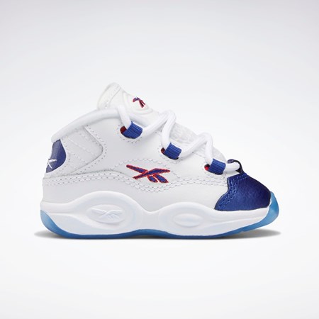 Reebok Question Mid Shoes - Toddler Bílé Červené | KJGDF2801