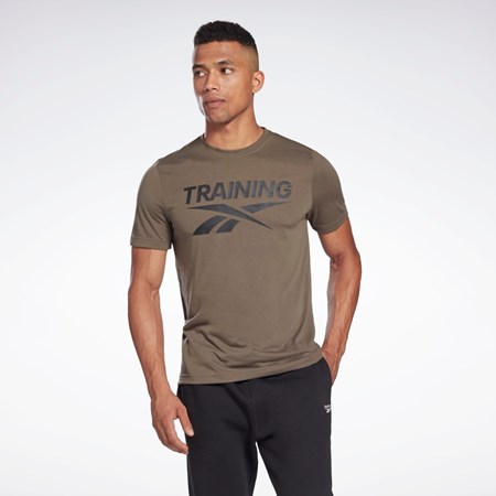 Reebok Reebok Grafická Series T-Shirt Zelene | LHCVB0268