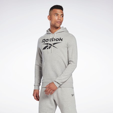 Reebok Reebok Identity Big Logo Hoodie Šedé Černé | MKXQP1496