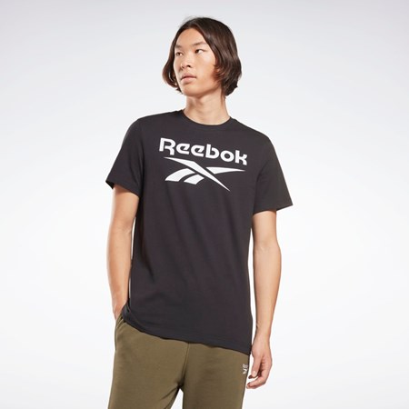 Reebok Reebok Identity Big Logo T-Shirt Černé | BKFZW7534