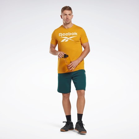 Reebok Reebok Identity Big Logo T-Shirt Bright Ochre | PXDIK9845