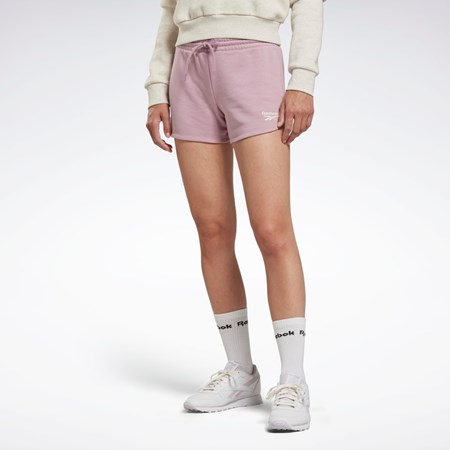 Reebok Reebok Identity French Terry Shorts Infused Lilac | DNUMB0786