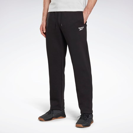 Reebok Reebok Identity Open Hem Pants Černé | UZERL1378