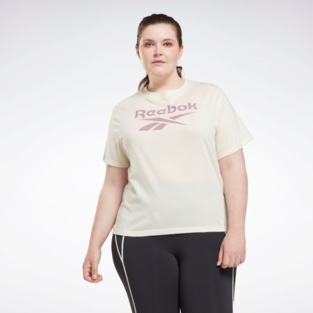 Reebok Reebok Identity T-Shirt (Plus Size) Bílé | TKGCA9683