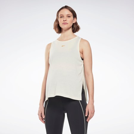 Reebok Reebok Maternity Tank Top Bílé | LFRJG8724